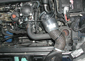 Cold Air Intake Peugeot 306 diesel 1.9 TD met/zonder ABS