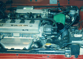 Cold Air Intake Toyota Carina benzine 1.8 16V 79kw mc.7A-FE