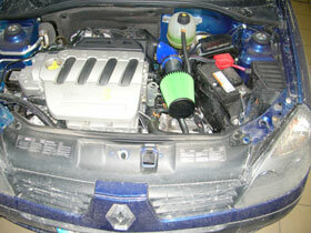 Cold Air Intake Renault Clio 2 1.4 16v, 1.6 16v