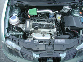 Cold Air Intake Skoda Fabia benzine 1.4 16V 55/74kw
