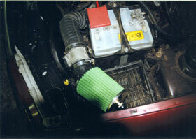 Cold Air Intake Ford Fiesta benzine 1.25, 1.3 16V