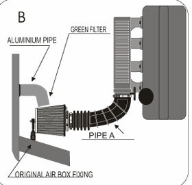 Cold Air Intake Suzuki Grand Vitara diesel 2.0 TDi 64kw mc.RF