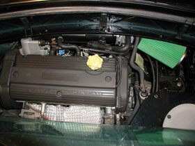 Cold Air Intake MG MG TF 135, 160