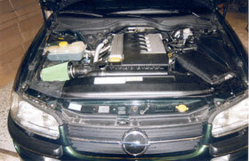 Cold Air Intake Opel Omega B 2.5TD 96kw zonder luchtmassameter
