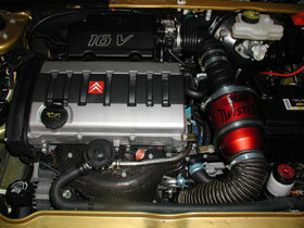 Cold Air Intake Citro&euml;n Saxo benzine 1.6 16V VTS