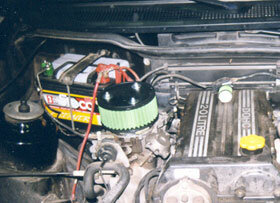 Cold Air Intake Ford Sierra benzine 2.0 DOHC carburateur