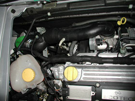 Cold Air Intake Opel Speedster 2.2i 16v