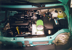 Cold Air Intake Renault Twingo 1.2 MPi 43kw mc.D7F