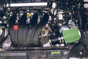 Cold Air Intake Citro&euml;n Xsara benzine 1.8i 16V 82kw