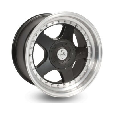 Keskin KT1 - BLACK LIP POLISH - 8.5J x 18inch ET35 5x112 naaf 72.6