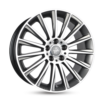 Keskin KT18 - PALLADIUM FRONT POLISH - 8.5J x 20inch ET30 5x120 naaf 72.6