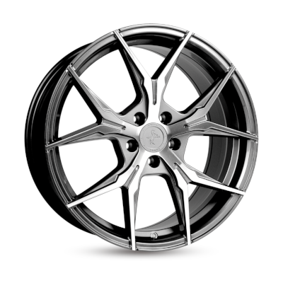 Keskin KT19 - PALLADIUM FRONT POLISH - 8J x 18inch ET30 5x112 naaf 72.6