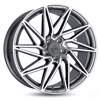 Keskin KT20 - PALLADIUM FRONT POLISH - 8.5J x 19inch ET40 5x114.3 naaf 72.6