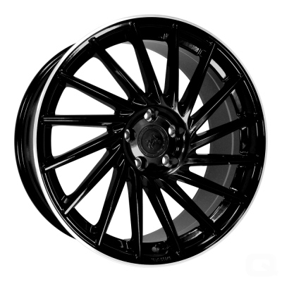 Keskin KT17 - BLACK LIP POLISH - 8.5J x 19inch ET40 5x114.3 naaf 72.6