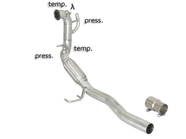 Ragazzon Vervangingspijp VW Caddy Mk3 (typ 2K) 2003-2015 - 1.9TDi (77kW) 2005-2010