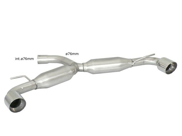 Ragazzon Einddemper VW Golf Mk6 (typ 1K) - 2.0 GTI TSI (155 / 173kW) &oslash;76mm 2009-