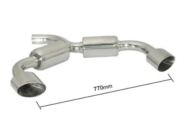 Ragazzon Einddemper VW Golf Mk6 (typ 1K) - 2.0GTD (125kW) 11/2008-