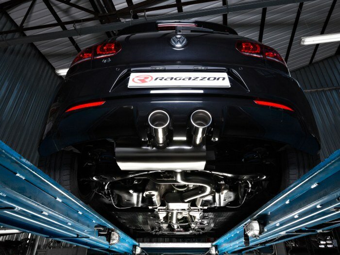 Ragazzon Einddemper VW Golf Mk6 (typ 1K) - R 2.0TSI (199kW) &oslash;76mm 2010-