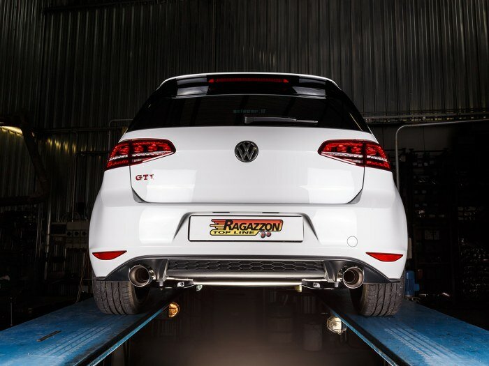 Ragazzon Einddemper VW Golf Mk7 (typ AU) - 2.0TSI GTi (162/169kW) &oslash;76mm 2013-2017