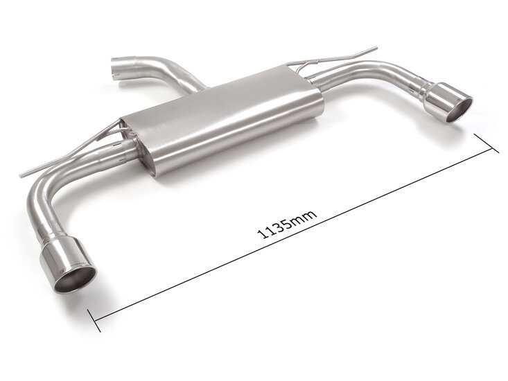 Ragazzon Einddemper VW Golf Mk8 (typ CD) - 1.5TSI - 1.5eTSI (110kW - Multilink) 12/2019-