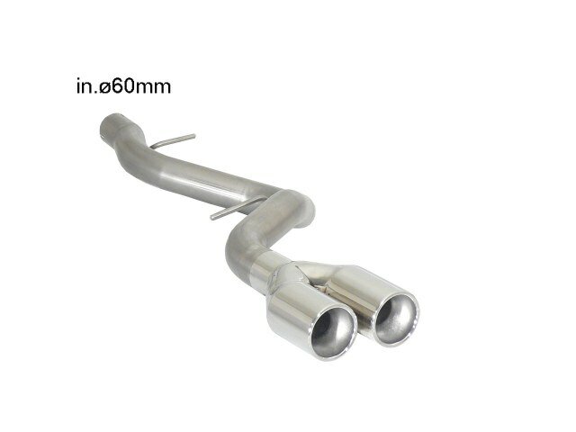 Ragazzon Einddemper BMW 1serie E81-E82-E87-E88 2004-2013 - E81(3porte-3doors) 123d (150kW) 2007-