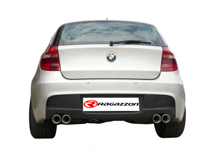 Ragazzon Einddemper BMW 1serie E81-E82-E87-E88 2004-2013 - E87(5porte-5doors) 123d (150kW) 2007-