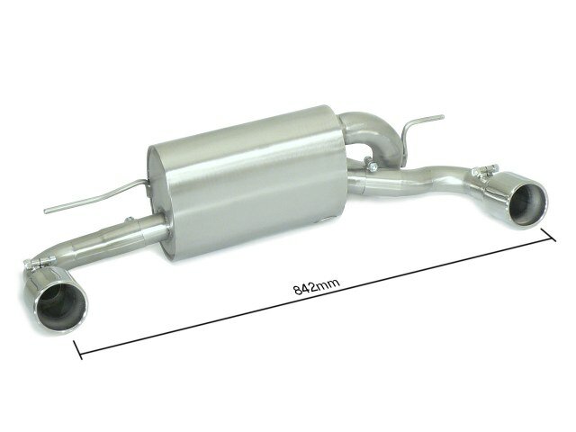 Ragazzon Einddemper BMW 1serie F20/F21 2011-2019 - F21 116d - ed (85kW - N47) 2012-2015