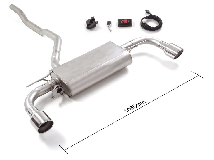 Ragazzon Einddemper BMW 1serie F40 2019-2024 - 116i (80kW) - 118i (103kW / 100kW) 2019-06/2024