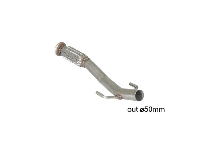 Ragazzon RVS voorbuis Peugeot 207 cc - 1.6 16V THP (110Kw) 03/2007-