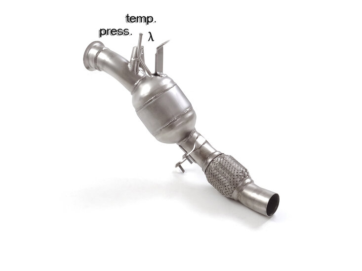 Ragazzon Katalysator + RVS Roetfilter Vervangingspijp BMW 3serie E90-E91-E92-E93 2005-2013 - E91(Touring) 320D - 320xD (135kw) 2010-2013