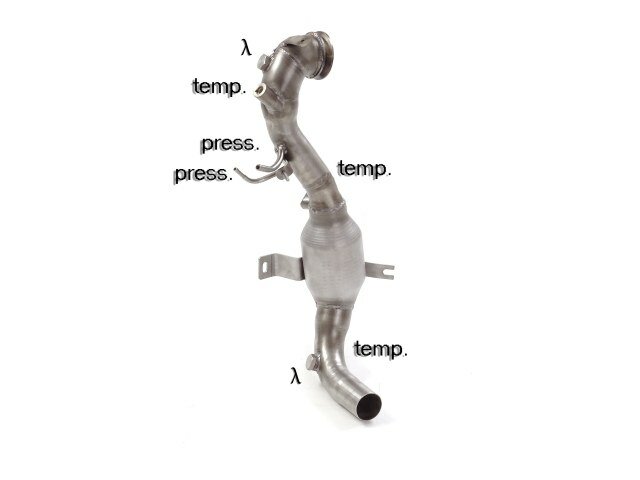 Ragazzon Katalysator + RVS Roetfilter Vervangingspijp Fiat 500 (typ312) 2007- 1.3 Multijet (70kW) 2015-