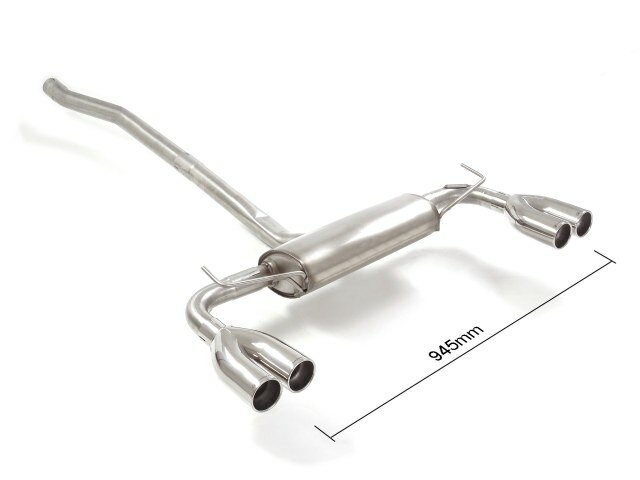 Ragazzon Einddemper Fiat 500X (typ334) 2015-2023 - 1.3 T4 (110kW) 2018-2022