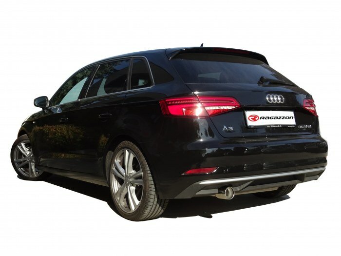 Stainless steel rear silencer with round tail pipe 90 mm&nbsp;&nbsp;