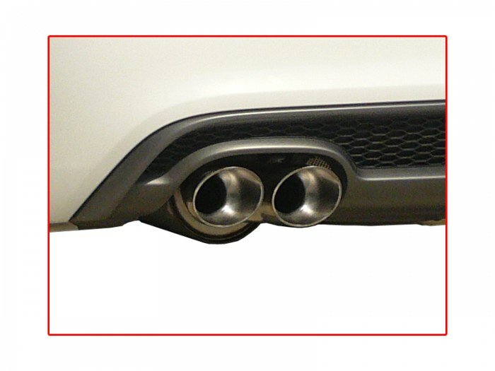 Vervangingspijp voor katalysator van rvs + vervangingspijp voor roetfilter vereist ecu-remapping