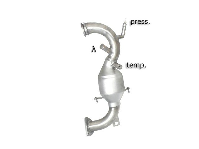 Ragazzon Katalysator + RVS Roetfilter Vervangingspijp Opel Astra J 2009-2018 - 2.0CDti (118kW) + Sports Tourer 2009-2012