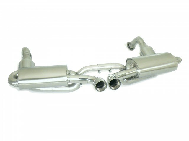 Ragazzon Metalen katalysatoren 200 cpsi links/rechts + Einddemper Porsche Cayman(987) 2004-2012 - 2.7i (180kW) 2006-2008