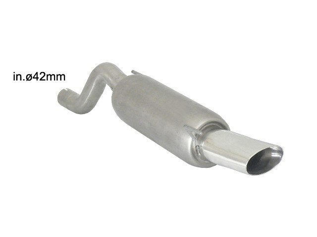 Ragazzon Einddemper Opel Corsa D 2006-2014 - 1.2 16V (63kW) 2011-2014