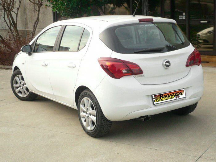 Stainless steel rear silencer with oval Sport Line tail pipe 110x65 mm&nbsp; Hydroforming Technology