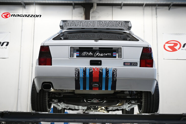 Stainless steel rear pipe group A with round tail pipe 70 mm Oversized exhaust pipe diameter 70 mm