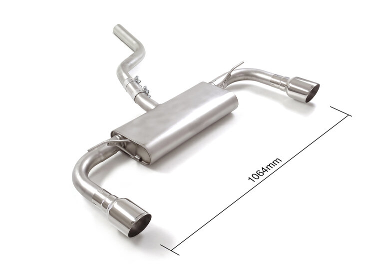 Ragazzon Einddemper Ford Focus Mk4 (typ DEH) 2018- 1.5 Ecoboost (110kW / 134kW - Multilink) 2018-2022