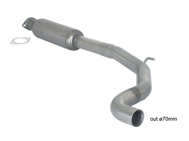 Ragazzon Middendemper Abarth Grande Punto + Evo (typ199) 2008-2014 - Abarth 1.4 TJET (114kW) &oslash;70mm 10/2007-2011