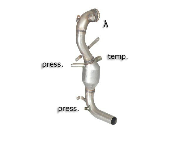 Ragazzon Katalysator + RVS Roetfilter Vervangingspijp Fiat Grande Punto + Punto Evo (typ199) 2005-2012 - 1.3 Multijet 16V (55 / 70kW) DPF 2010-