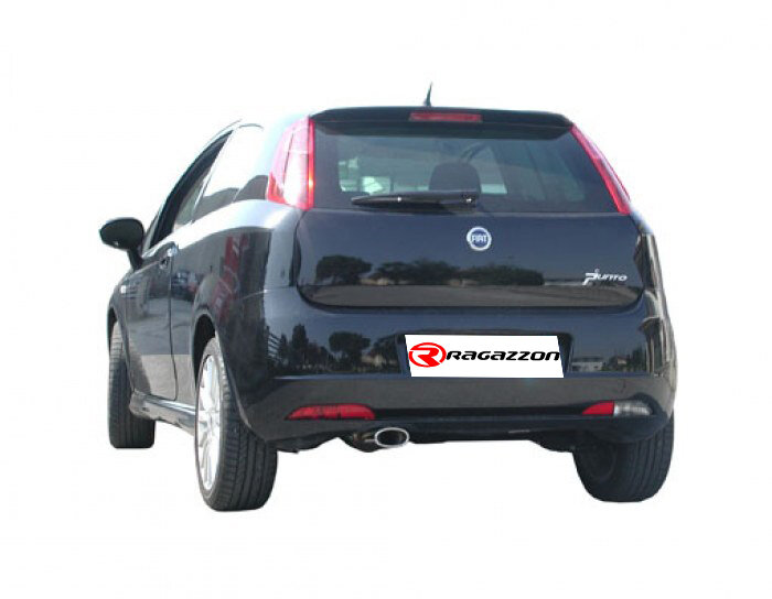 Stainless steel rear silencer with oval Sport Line tail pipe 110 x 65 mm Hydroforming Technology