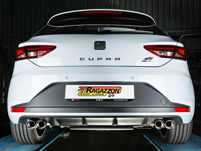 Vervangingspijp voor katalysator van rvs extra grote uitlaatpijpdiameter 76 mm vereist ecu-remapping