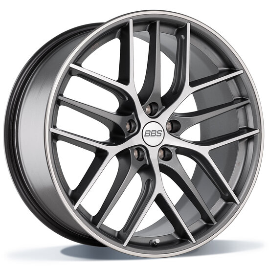 BBS CC-R - graphite diamondcut - 10J x 19inch ET38 5x120 naaf 82