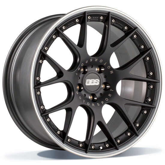 BBS CH-RII - satin black/titanium - 9.5J x 22inch ET33 5x120 naaf 82