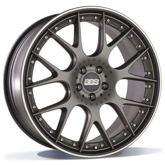 BBS CH-RII - platinum/black - 10.5J x 22inch ET30 5x120 naaf 82