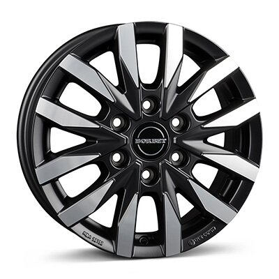 Borbet CW6 - black polished matt - 7.5J x 18inch ET47 6x139.70 naaf 93.05