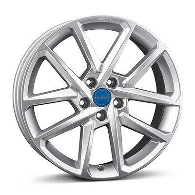 Borbet N - crystal silver - 7J x 17inch ET38 4x100 naaf 64