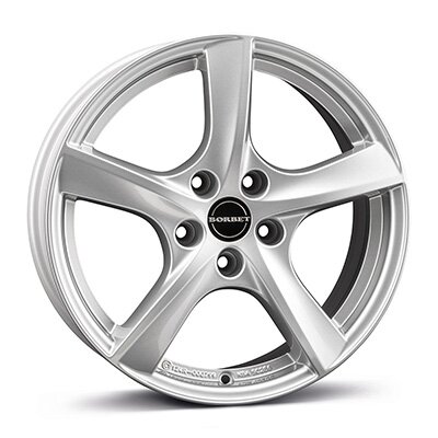 Borbet TL - brilliant silver - 5.5J x 15inch ET38 5x100 naaf 57.06